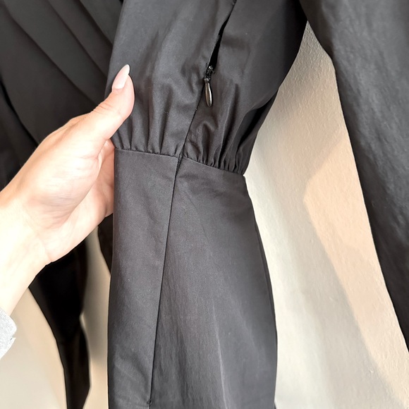 ZARA - Black Short Shirt Dress - Picture 3 of 5